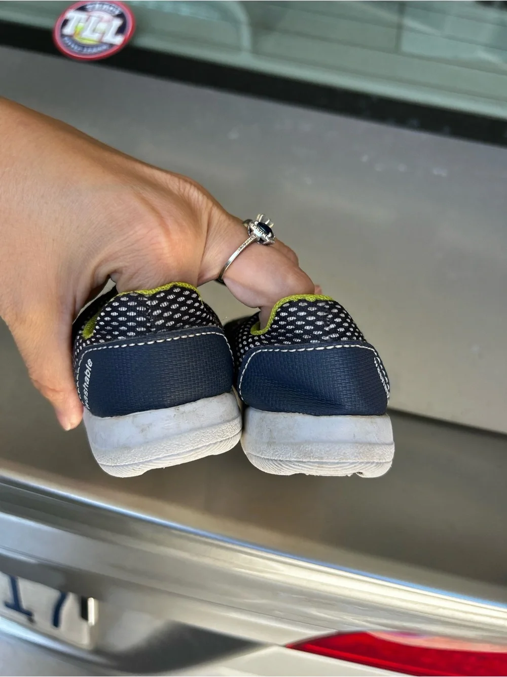 See Kai Run baby boy Navy Sneakers